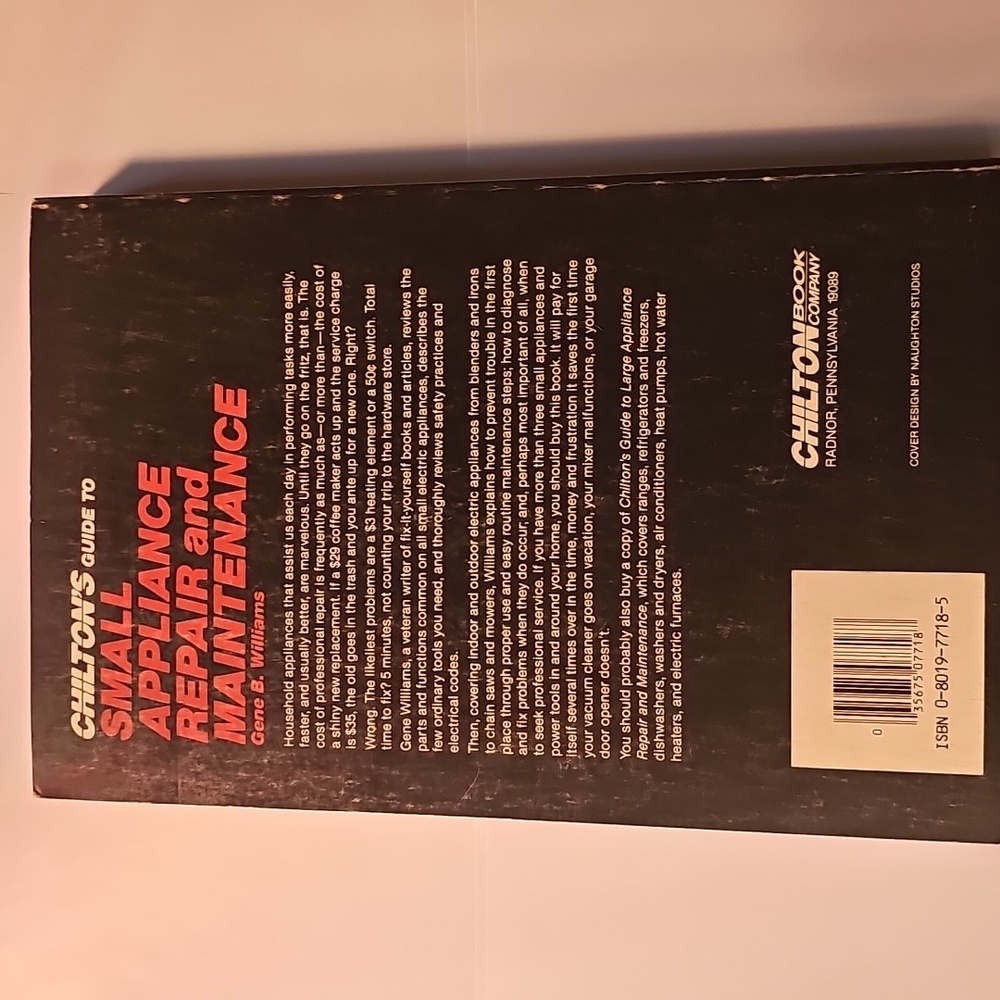 Small appliance repair And maintenance book - Picture 2 of 2